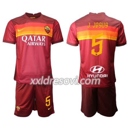 AS Roma Juan Jesus 5 Domaći Dječji Komplet Dresovi za Nogomet 2020-2021 (+ kratke hlače)